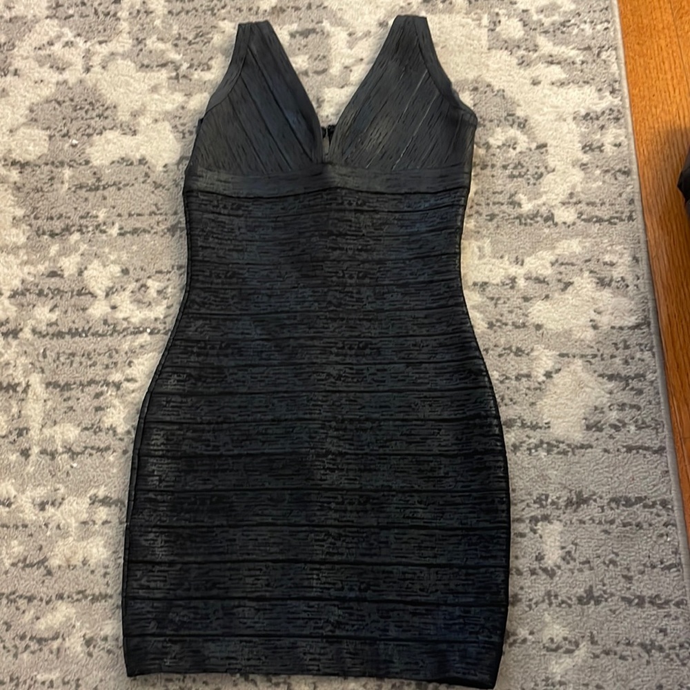 BLACK Bandage dress size small